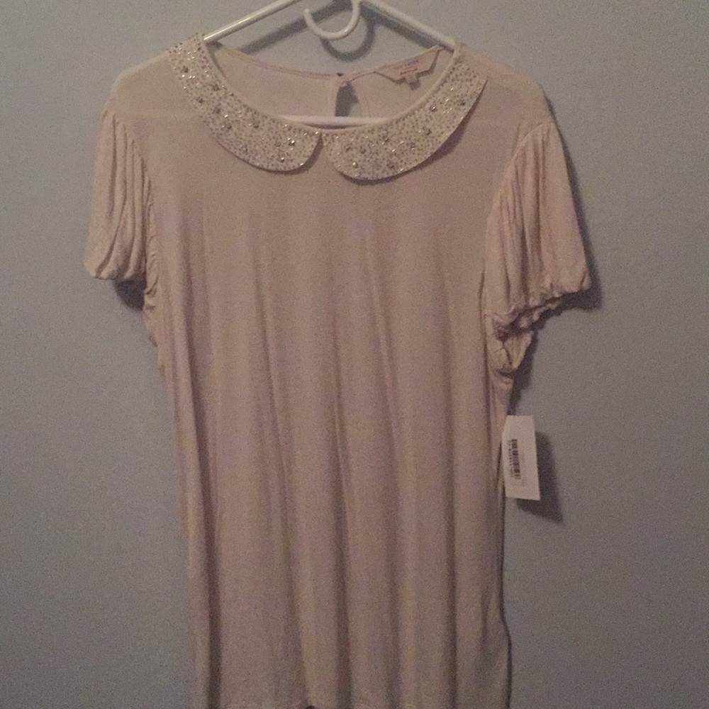 Ted Baker Embellished Collar viscose shirt